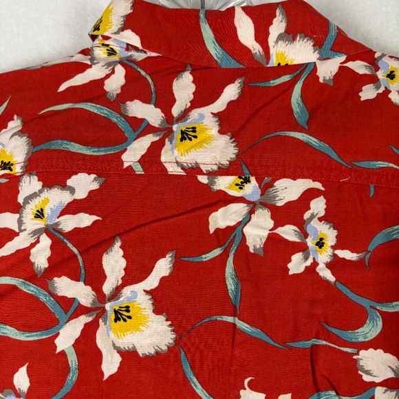 Urban Outfitters, Vintage, Red, Hawaiian Shirt, Size M, - Picture 6 of 10